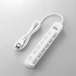 エレコム 電源タップ 2.5m T-K8A-2625WH