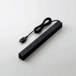 エレコム 電源タップ 2m T-KF02-2720BK