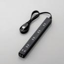エレコム 電源タップ 1m T-NSLK-2610BK