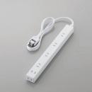エレコム 電源タップ 1m T-NSLK-2610WH
