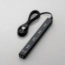 エレコム 電源タップ 2m T-NSL-2620BK