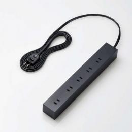 エレコム 電源タップ 2m T-KF04-21020BK