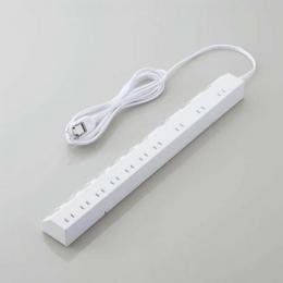 エレコム 電源タップ 2.5m T-K7A-21025WH