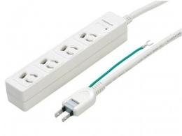 ヤザワ 電源タップ Y02JKNP402WH