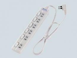 ELPA 電源タップ 1m6個口 WLS-610EB ホワイト