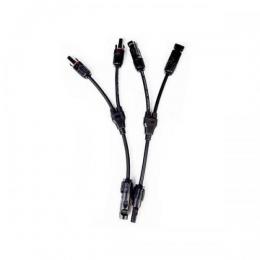EcoFlow ソーラーチャージャー用二股ケーブル EFPV-LTY2CBL0.3