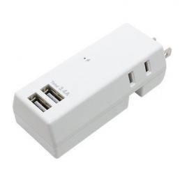 ナカバヤシ 耐雷USBタップ OAT-34U2P