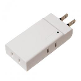 ナカバヤシ 耐雷サージ機能付き電源タップ OAT-S3P ホワイト