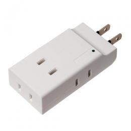 ナカバヤシ 耐雷サージ機能付き電源タップ OAT-S4P ホワイト