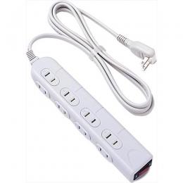 ナカバヤシ シャッタ-付OAタップ TAP-N032-20 2m ライトグレー