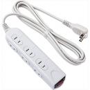 ナカバヤシ シャッタ-付OAタップ TAP-N031-20 2m ライトグレー