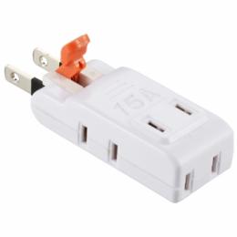 オーム電機 らく抜きマイクロタップ HS-TM4B3-W