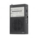 ナカバヤシ ポケットラジオ(単4タイプ) RD-04 ブラック