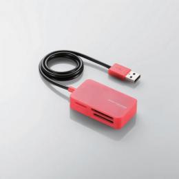 エレコム ケーブル付きメモリーカードリーダー MR-A39NRD