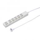 ヤザワ 雷サージ電源タップ(2m) H4BKS662WH