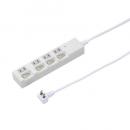 ヤザワ 雷サージ電源タップ(2m) H4BKS442WH