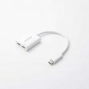エレコム USB Type-C 変換アダプタ MPA-C2CPD100WH