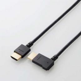 エレコム 右向きL字コネクタHDMIケーブル(2m) CAC-HD14EYR20BK