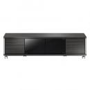 朝日木材加工 キャスター付テレビ台 ロータイプ AS-GD1200 アッシュグレイ