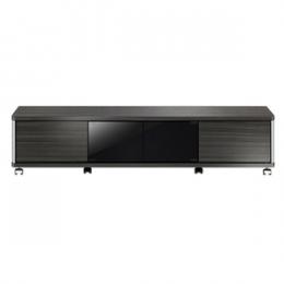 朝日木材加工 キャスター付テレビ台 ロータイプ AS-GD1400 アッシュグレイ