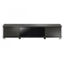 朝日木材加工 キャスター付テレビ台 ロータイプ AS-GD1400 アッシュグレイ