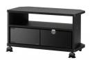 朝日木材加工 キャスター付テレビ台 コーナー AS-KAD590 ブラック