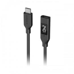 エレコム 電力ディスプレイ付きUSBケーブル(1m) MPA-CCWE10BK