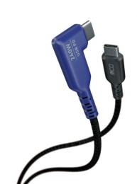 ナカバヤシ Type-c L型充電ケーブル(3m) UPD-2B30LBK