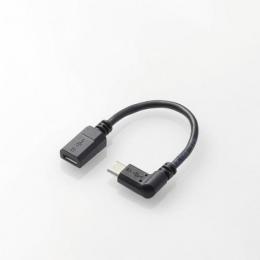 エレコム micro-USB L字変換ケーブル(10cm) TB-MBFMBR01BK