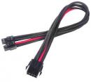 SilverStone 電源延長ケーブル SST-PP07-EPS8BR ブラック/レッド