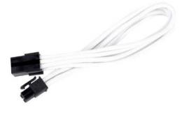 SilverStone 電源延長ケーブル SST-PP07-IDE6W ホワイト