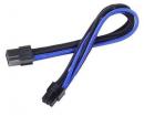 SilverStone 電源延長ケーブル SST-PP07-IDE6BA ブラック/ブルー