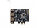 玄人志向 インターフェイスカード USB3.0RA-P2H2-PCIE