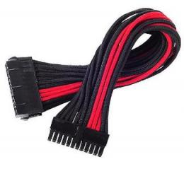 SilverStone 電源延長ケーブル SST-PP07-MBBR ブラック/赤